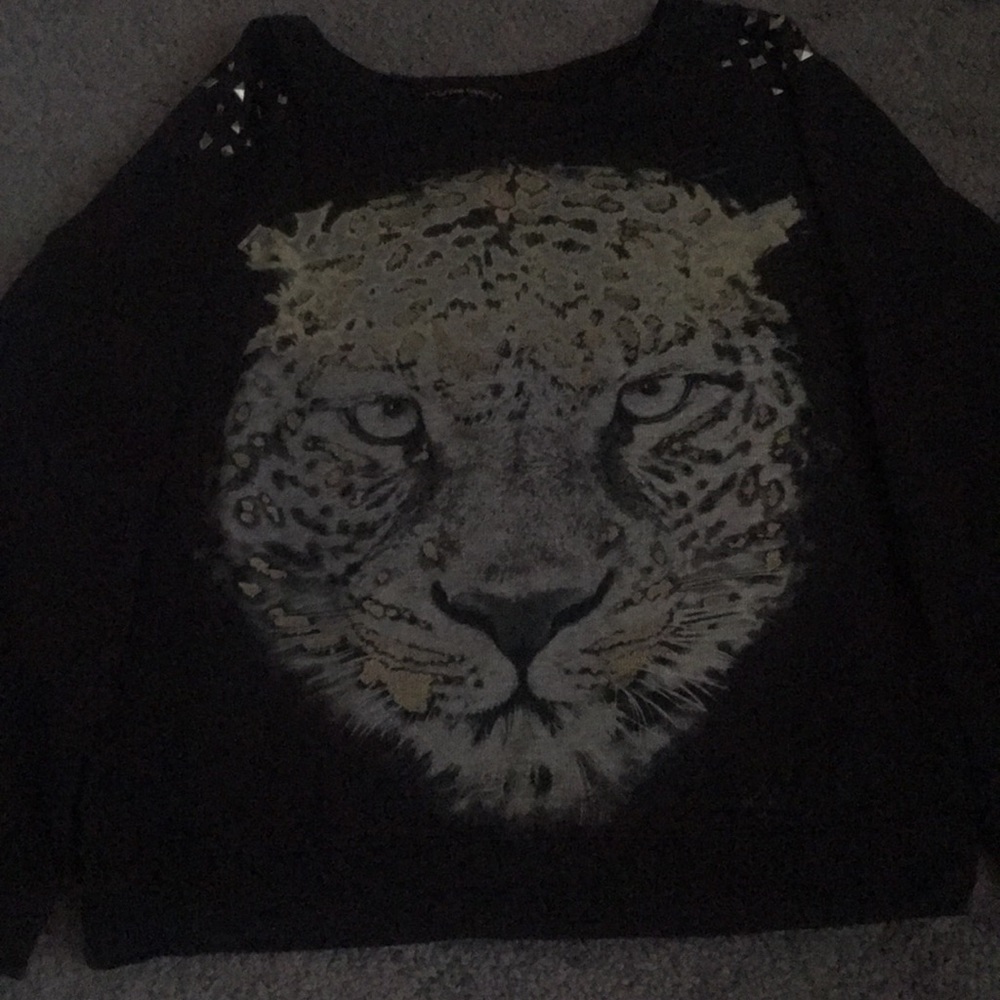 Leopard long sleeve shirt